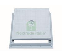 1PZ TELAIO + CHIUSINO PER POZZETTO CM. 40X40: