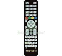 1PZ TELECOMANDO PROGRAMMABILE TECHNO 3 BRAVO TV + VCR + DVD + DTT + SKY SAT BAN: