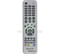 1PZ TELECOMANDO UNIVERSALE 4 IN 1 BRAVO TV + DTT + DVD + SKY MEMORIA BANCHI 4: