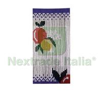 1PZ TENDA A PIASTRINA "FRUTTA" 36 STRISCE PER 63 PIASTRINE CM.100X230H.: