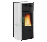 1PZ TERMOSTUFA A PELLET 'RAFFAELLA IDRO H15' COLORE GRLC (GRIGIO LUCE):