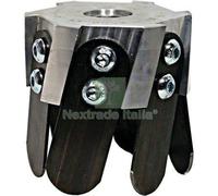 1PZ TESTINA X DECESPUGLIATORE ZAPPETTA SUPER 6 ACCIAIO LAME 6 UNIVERSALE: