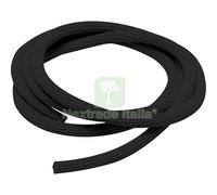 1PZ TONDINO FISSA ZANZARIERA LINEA C SANGIORGIO GOMMA NERO MT 75: