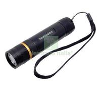 1PZ TORCIA LED NERO LED 3 LUCE QUADRA WATT 3 3XMINI STILO AAA INCLUSA: