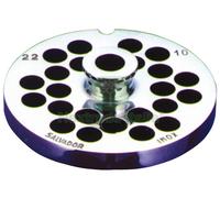 1PZ TRAFILA PER TRITACARNE INOX PER PORKERT E REBER N¦ 22 (Ï 14 10 FORI):