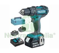 1PZ TRAPANO AVVITATORE PERCUSS. 2 VEL. 3 BATT. 18V 3AH (DHP482RF3J):