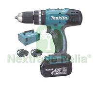 1PZ TRAPANO AVVITATORE PERCUSS.2 VEL. 3 BATT. LITIO 18V 3AH (DHP453RF3J) 3 BATT: