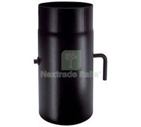 1PZ TUBO LEGNA + SERRANDA PLUS NERO OPACO SAVE CM 12 H.CM 25: