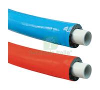 1PZ TUBO MULTISTRATO RIVESTITO PEXB AL PEXB Ã˜ 20 X 2 ROTOLO 50 METRI ROSSO: