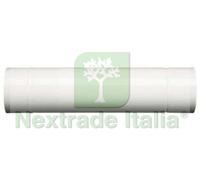 1PZ TUBO PORCELLANATO PER STUFE A LEGNA BIANCO "ALA SMALTO CLASSIC" Ø MM.130X50: