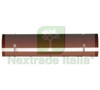 1PZ TUBO PORCELLANATO PER STUFE A LEGNA MARRONE "ALA SMALTO CLASSIC" Ø MM.100X5: