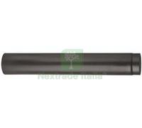 1PZ TUBO PORCELLANATO PER STUFE A LEGNA NERO OPACO "ALA SMALTO TOP" Ø MM.120X25: