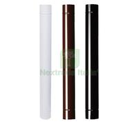 1PZ TUBO SMALTATO PER STUFE CM 50 Ã¸ 10 MARRONE: