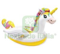 1PZ UNICORNO GONFIABILE CAVALCABILE +3 ANNI CM.201X140X97 PESO KG.1,97 (57561):