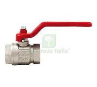 1PZ VALVOLE SFERA TOTALE + LEVA FF IDEAL 090 ITAP OTTONE NICHELATO 1"1 2F: