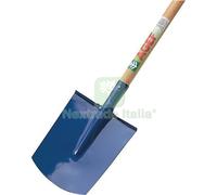 1PZ VANGHETTO PUNTA QUADRA STAMPATO + MANICO AGEF ACCIAIO FAGGIO CM 18X21 H.CM :