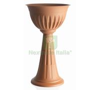1PZ VASO A COLONNA ALBA COL. TERRACOTTA Ï CM. 43X74,5 H: