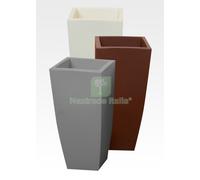 1PZ VASO HOME QUADRO 40X40XH90 CM PIETRA:
