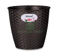 1PZ VASO NATURAL DA INTERNO ESTERNO Ï CM. 24X22,2 H COL. MOKA: