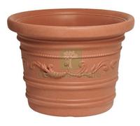 1PZ VASO PLASTICA FESTONATO D 50XH38 CM PRESTIGE: