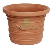 1PZ VASO PLASTICA FESTONATO D. CM.80X60H PRESTIGE: