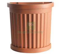 1PZ VASO 'ROMA' CM 27 X 52 X H 49 LT. 35 GRIGIO: