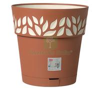 1PZ VASO TONDO 'CLOE' Ã¸ 20 X H.19 BIANCO TRAVERTINO: