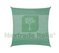 1PZ VELA OMBREGGIANTE HDPE QUADRA VERDE MT.5X5: