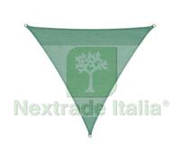 1PZ VELA OMBREGGIANTE HDPE TRIANGOLARE VERDE MT.3X3X3: