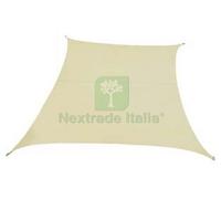 1PZ VELA OMBREGGIANTE POLIESTERE QUADRA BEIGE MT.4X6: