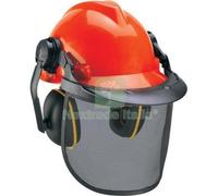 1PZ VISIERA RETE METALLO + ELMETTO + CUFFIA EINHELL H.CM 19: