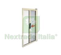 1PZ ZANZARIERA A RULLO LATERALE CHIUSURA A GANCIO COLORE BIANCO RAL 9016 CM.150: