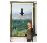 1PZ ZANZARIERA AVVOLGIBILE VERTICALE CM 100 X 160 MARRONE RAL 8017: