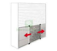 1PZ ZANZARIERA ESTENSIBILE PER FINESTRE AVORIO RAL 1013 CM.100X70: