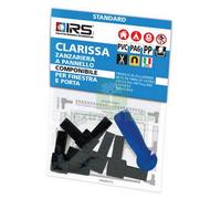 1PZ ZANZARIERA IRS CLARISSA BL 4 ANGOLI + ROTELLA: