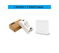 (1R 1W) 433 MHz Interruttore luce intelligente Interruttore a pulsante LED Telecomando universale wireless AC90~250
