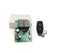 (1RC 1B) Telecomando universale wireless 433 MHz DC6V 12V 24V 2CH rf Relè e trasmettitore Telecomando