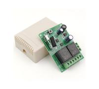 (1rc)433 MHz telecomando universale wireless DC6V 12V 24V 2CH rf relè e trasmettitore telecomando