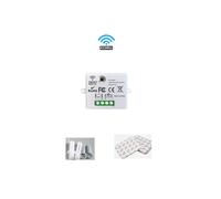 (1RC) Interruttore luce intelligente wireless, pulsante autoalimentato, nessuna batteria necessaria, mini ricevitore