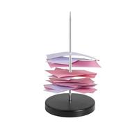 1Receipt Holder - 5.2 Inch Metal Straight Rod Spikes | Memo Paper Receipt Spindle | Ticket Stabber For Restaurant | Chrome Check Spindle Holder, Desk Rod Paper Holders For Restaurant, Office, Kitchen