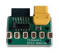1S per adattatore batteria con connettori PH2.0 e BT2.0 per HOTA D6Pro per caricabatterie, accessorio di ricarica RC ad alta corrente 2A, design compatto a due lati (BT 2.0 sinistra)
