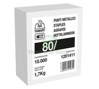 1SCATOLA MAESTRI PUNTI PER SPILLATRICE ART. 80 12 PZ 10.000 GALVANIZZATI: