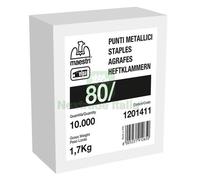 1SCATOLA MAESTRI PUNTI PER SPILLATRICE ART. 80 14 PZ 10.000 GALVANIZZATI: