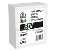 1SCATOLA MAESTRI PUNTI PER SPILLATRICE ART. 80 8 PZ 10.000 GALVANIZZATI:
