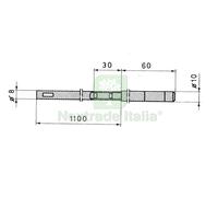 1SERIE SERRATURE CISA ART.06415.00 SERIE ASTE X SERRATURA 57215: