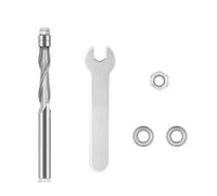 1set/5pcs Carburi Punta Router Bit Set Flush Trim Cutter con Doppio Cuscinetto per Legno Massello Compensato Strumento di Taglio Carburi Punta Trim Bordi Router