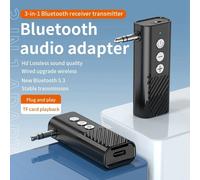 1Set Auto Bluetooth 5.3 Audio Adattatore Tf Card Lettore Three-in- Nero W1F4