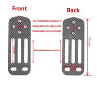1set Bicicletta Computer Stand Supporto for Deda Manubrio Toseek Durevole
