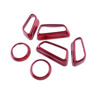 1Set Car Door Seat Adjust Switch Knob Cover Trim Ring Decor Fit For Toyota Camry