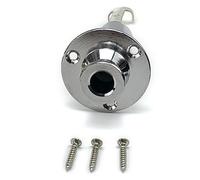 1set Chitarra Monofonico Endpin Socket Plug 6.35mm Chitarra Strap Button Plug Socket Per Acustica Accessori Chitarra Elettrica